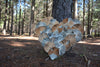 I love books - heart sculpture made from recycled books by Keri Muller www.simpleintrigue.com